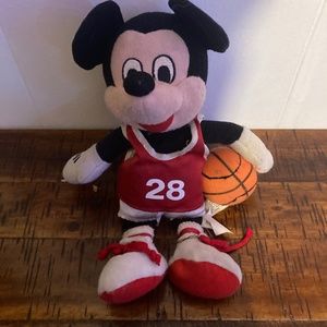 Vintage mickey basketball mickey mouse plush